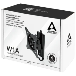 Arctic W1A Zidni Nosač za Monitor - 43", 18kg, VESA 75/100 - thumbnail 3
