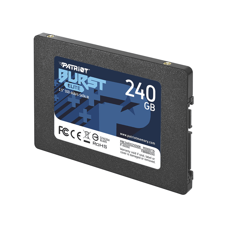 Patriot SSD 240GB 2.5'';SATA3, Burst Eliteup to R/W : 450/320MB/s; - image 1