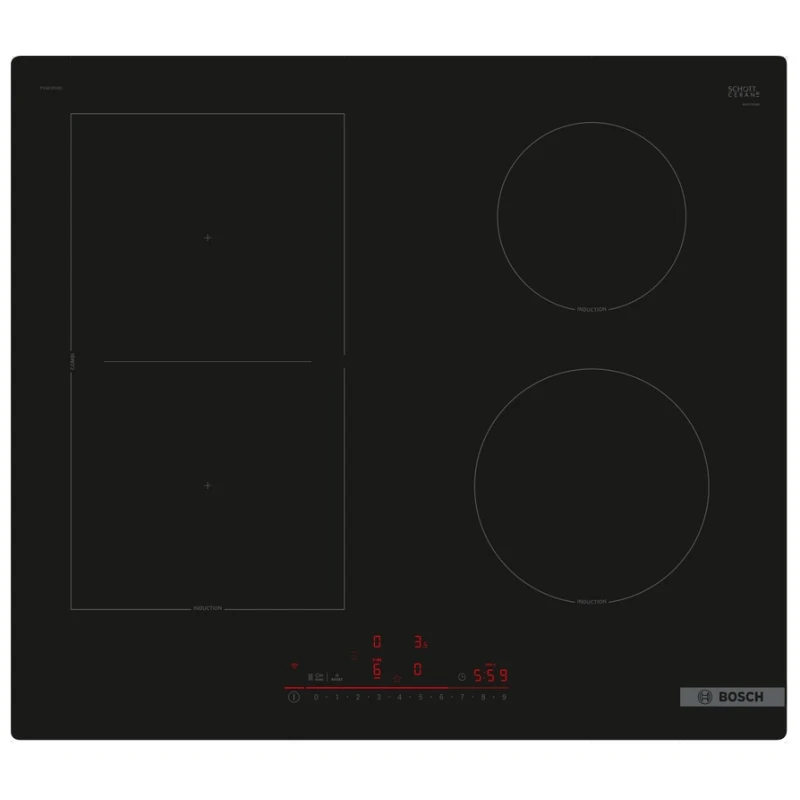 BOSCH indukcijska ploča Serie 6|, DirectSelect,CombiZone,SmartHoodAutomatic - image 1