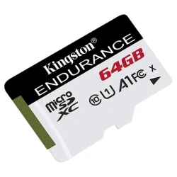 Kingston microSD 64GB Visoka Izdržljivost - 95MB/s Čitanje, 30MB/s Pisanje - thumbnail 1
