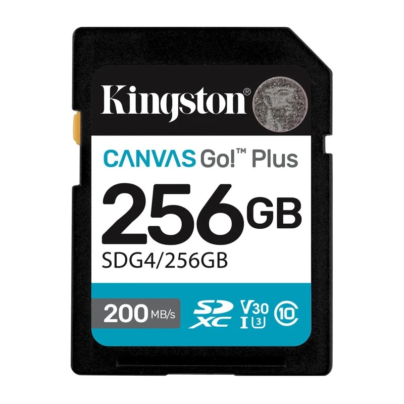 Kingston SD Canvas Go Plus 256GB, 200/160MB/s, SDXC, 4K - image 1