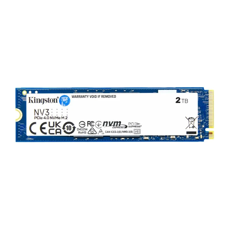 Kingston SSD 2TB NV3NVMe PCIe Gen 4.0x4R/W : 6000/5000MB/s - image 1