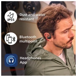 Philips TAA6709BK/00 sportske, BT slušalice, IP55 zaštita, do 28h reprodukcije - thumbnail 6