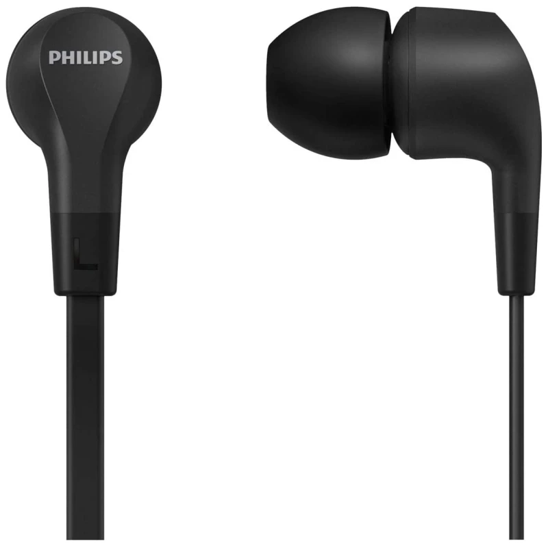 PhilipsTAE1105BK slušaliceIn-ear; pozlaćeni priključak;kontrola na kabelu za lako upravljanje - image 1