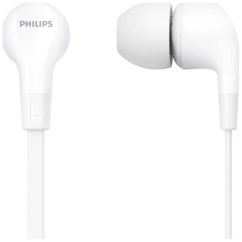 PhilipsTAE1105WT slušaliceIn-ear; pozlaćeni priključak;kontrola na kabelu za lako upravljanje - image 1