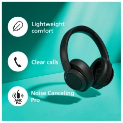 Philips TAH6509BK/00 slušalice,Overhead BT slušalice, do 70h, Noise Cancelling Pro - thumbnail 5