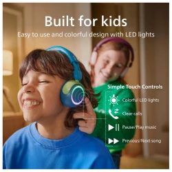 Philips TAK4200 djecije slusBT; LED svjetla; do 45h bateribezicno dijeljenje zvuka; aplikacija - thumbnail 3