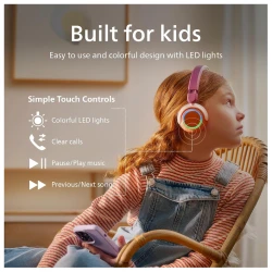 Philips TAK4200 djecije slusBT; LED svjetla; do 45h bateribezicno dijeljenje zvuka; aplikacija - thumbnail 4