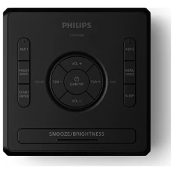 Philips radio sa satom TAR4500Velik, jasan zaslon; 2 alarma;FM digitalno podešavanje; USB-C priključ - thumbnail 2