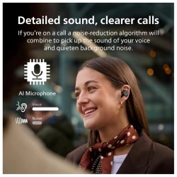 Philips TAT5000BK BT slusaliceDetaljan prirodni zvuk; 6 mikrNoise Canceling Pro; 4oh baterija - thumbnail 3
