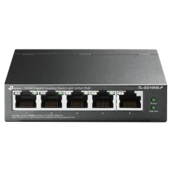 TP-Link TL-SG1005LP - 5x Gigabit PoE+, 40W, Plug & Play - thumbnail 1