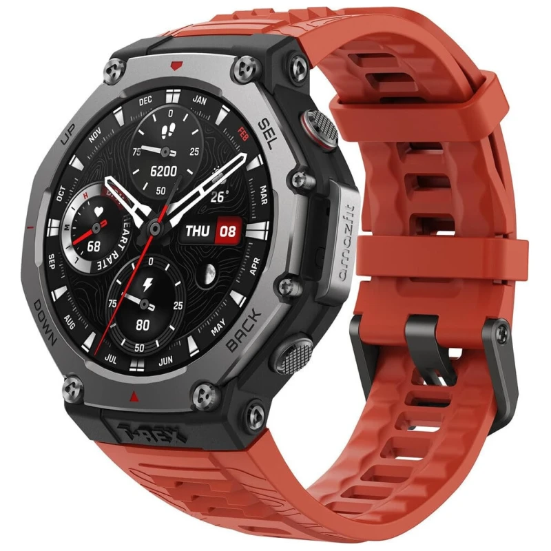 Amazfit T REX 3 Lava - AMOLED, 27 dana, GPS, 100 ATM - image 1