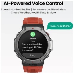 Amazfit T REX 3 Lava - AMOLED, 27 dana, GPS, 100 ATM - thumbnail 3