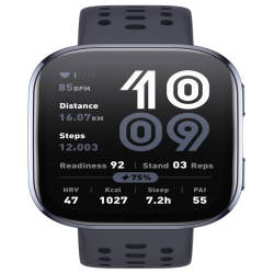 Amazfit BIP 6 BlackVibrant 1.97" Display, 24/7health monitoring, 14 days baterry life - thumbnail 3