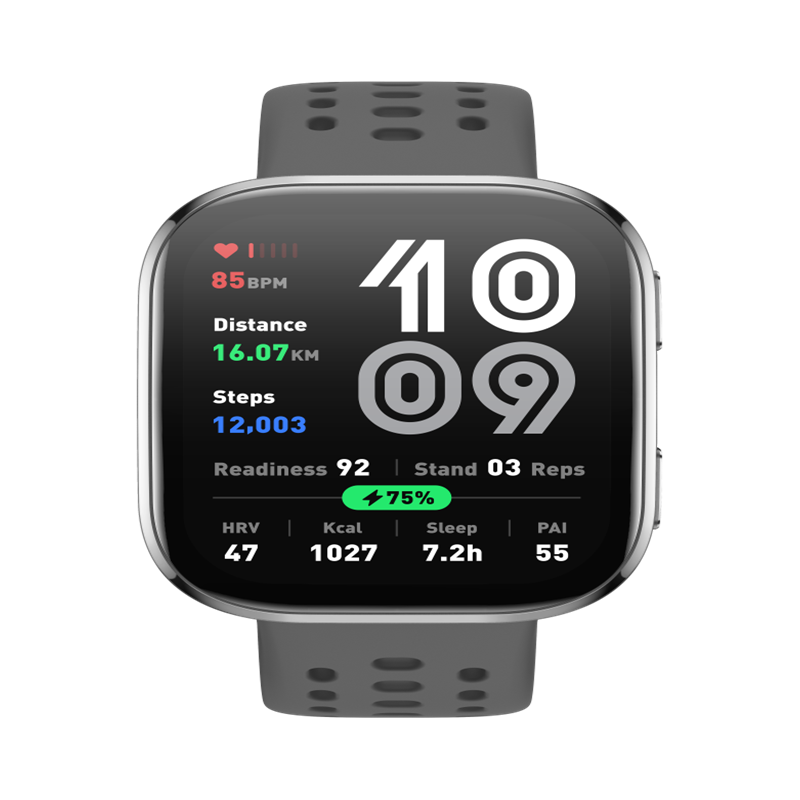 Amazfit Bip 6 CharcoalVibrant 1.97" Display, 24/7health monitoring, 14 days baterry life - image 1
