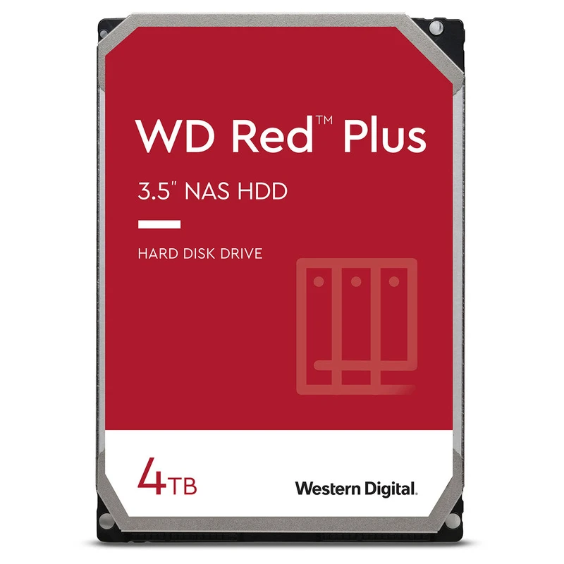 WD Red Plus 4TB HDD - SATA3, IntelliPower, 256MB, Za NAS - image 1