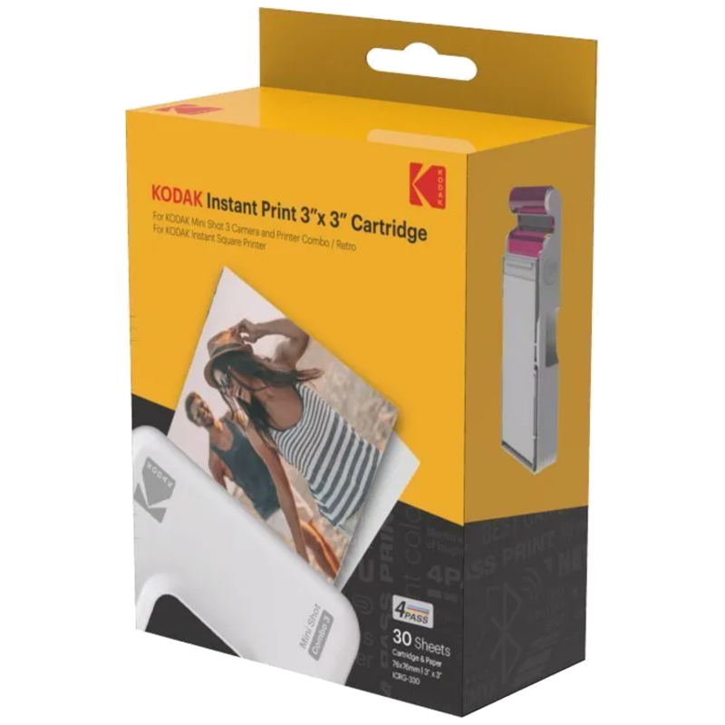 Kodak ICRG-330 Papir & Traka u Boji 3x3in 4PASS Kartridž - image 1