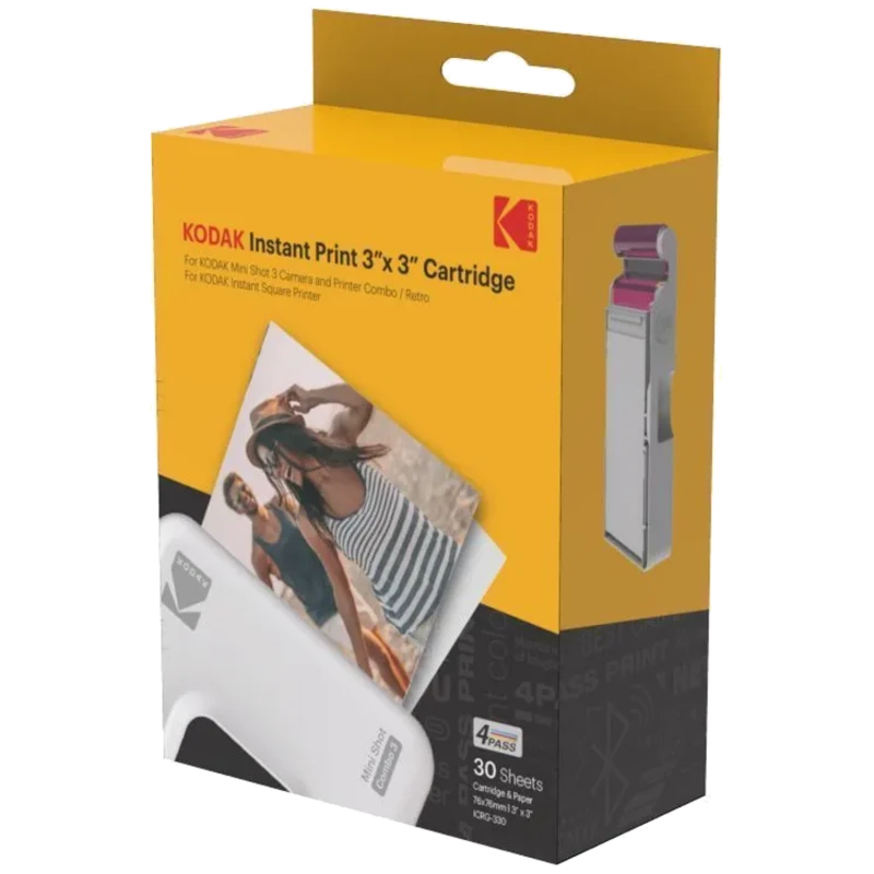 Kodak ICRG-330 Papir & Traka u Boji 3x3in 4PASS Kartridž - image 1