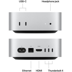 Apple MAC MINI M4 10C CPU/16GB/512GB MU9E3RC/A - thumbnail 3