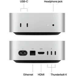 Apple MAC MINI M4 10C CPU/16GB/512GB MU9E3RC/A - thumbnail 3