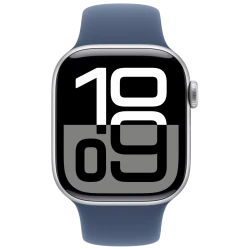 Apple Watch S10 GPS 46mm Silver Alu Case with Denim Sport Band - M/L - thumbnail 2