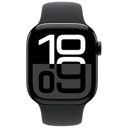 Apple Watch S10 GPS 46mm Jet Black Alu Case with Black Sport Band - M/L - thumbnail 2