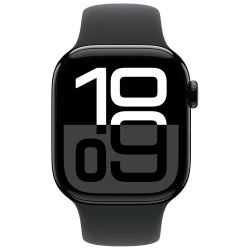 Apple Watch S10 GPS 42mm Jet Black Alu Case with Black Sport Band - M/L - thumbnail 2