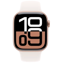 Apple Watch S10 GPS 42mm Rose Gold Alu Case with Light Blush Sport Band - M/L - thumbnail 2