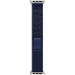 Apple Watch Ultra2 v2 Cellular 49mm Natural Titanium Case with Blue Trail Loop - M/L - thumbnail 3
