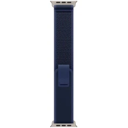 Apple Watch Ultra2 v2 Cellular 49mm Natural Titanium Case with Blue Trail Loop - M/L - thumbnail 3