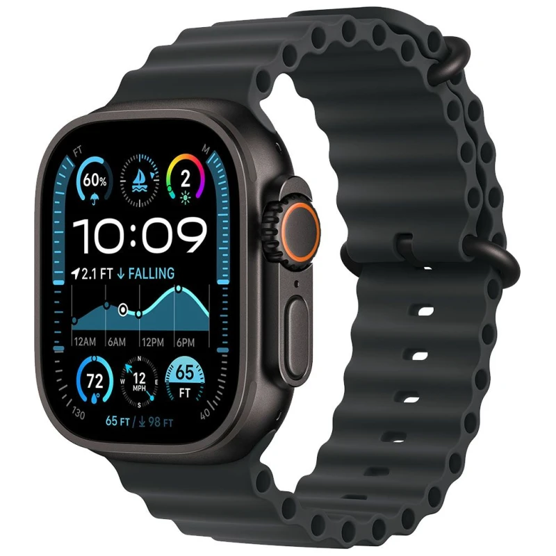 Apple Sat Ultra 2 Cellular 49mm Crni Titanijum i Crni Kaiš - image 1