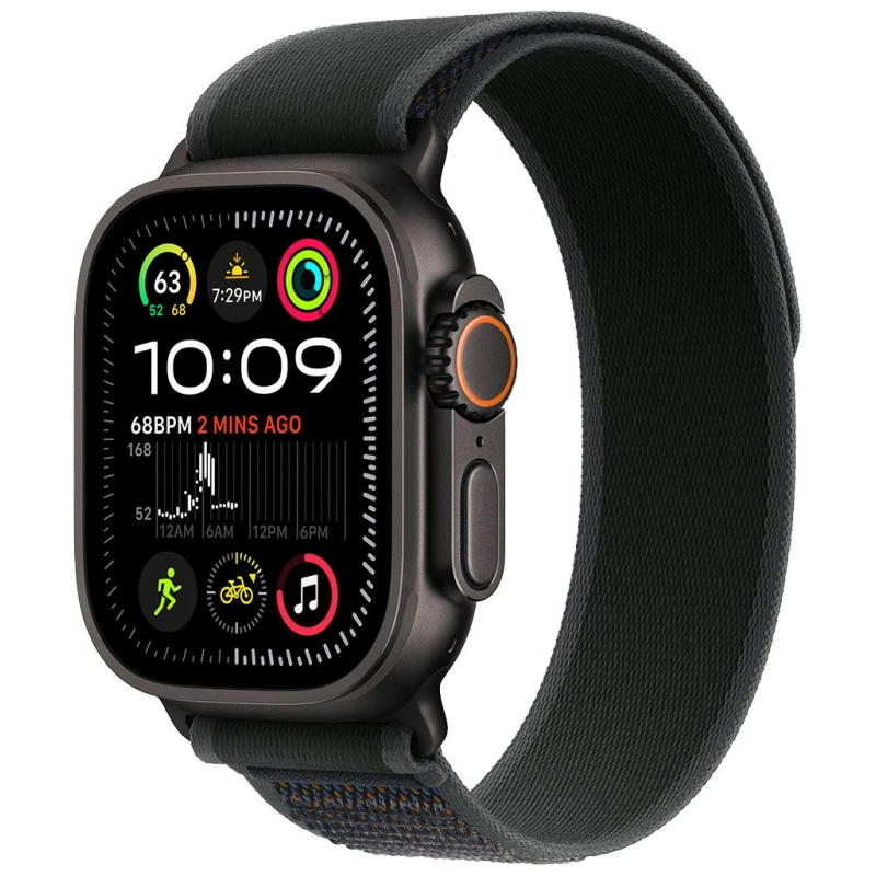 Apple Watch Ultra 2 Cellular 49mm Crni Titanijum Crna Traka
Apple Watch Ultra 2 donosi izdržljivost i napredne funkcije za najzahtjevnije korisnike. - image 1