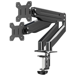 NOSAČ ZA DVA MONITORA ESPERANZA DESK HOLDER WITH GAS SPRING FOR 2 COMPUTER MONITORS 17"-27" MACHE, ERW020 - thumbnail 1
