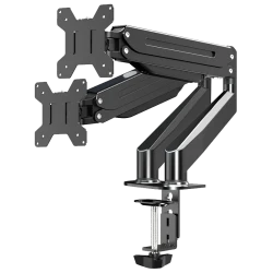 NOSAČ ZA DVA MONITORA ESPERANZA DESK HOLDER WITH GAS SPRING FOR 2 COMPUTER MONITORS 17"-27" MACHE, ERW020 - thumbnail 1