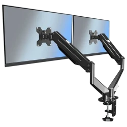NOSAČ ZA DVA MONITORA ESPERANZA DESK HOLDER WITH GAS SPRING FOR 2 COMPUTER MONITORS 17"-27" MACHE, ERW020 - thumbnail 2