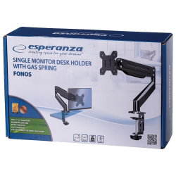 NOSAČ ZA MONITOR ESPERANZA DESK HOLDER WITH GAS SPRING FOR COMPUTER MONITOR 17"-27" FONOS, ERW019 - thumbnail 2