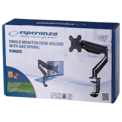 NOSAČ ZA MONITOR ESPERANZA DESK HOLDER WITH GAS SPRING FOR COMPUTER MONITOR 17"-27" FONOS, ERW019 - thumbnail 2