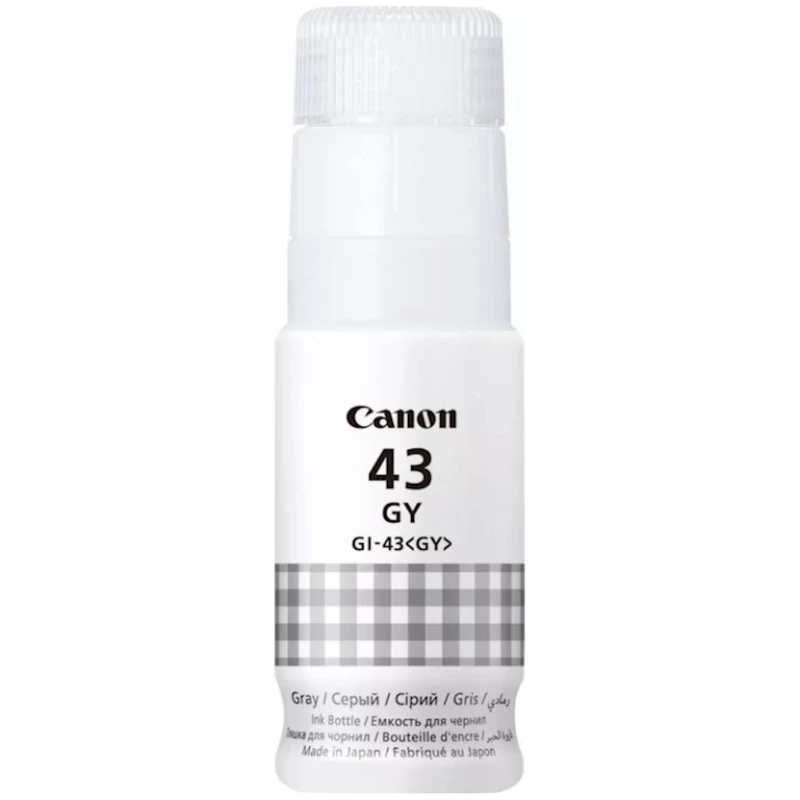 Tinta CANON GI43 GY - Siva, Boca, Visok prinos za G540/G640 - image 1