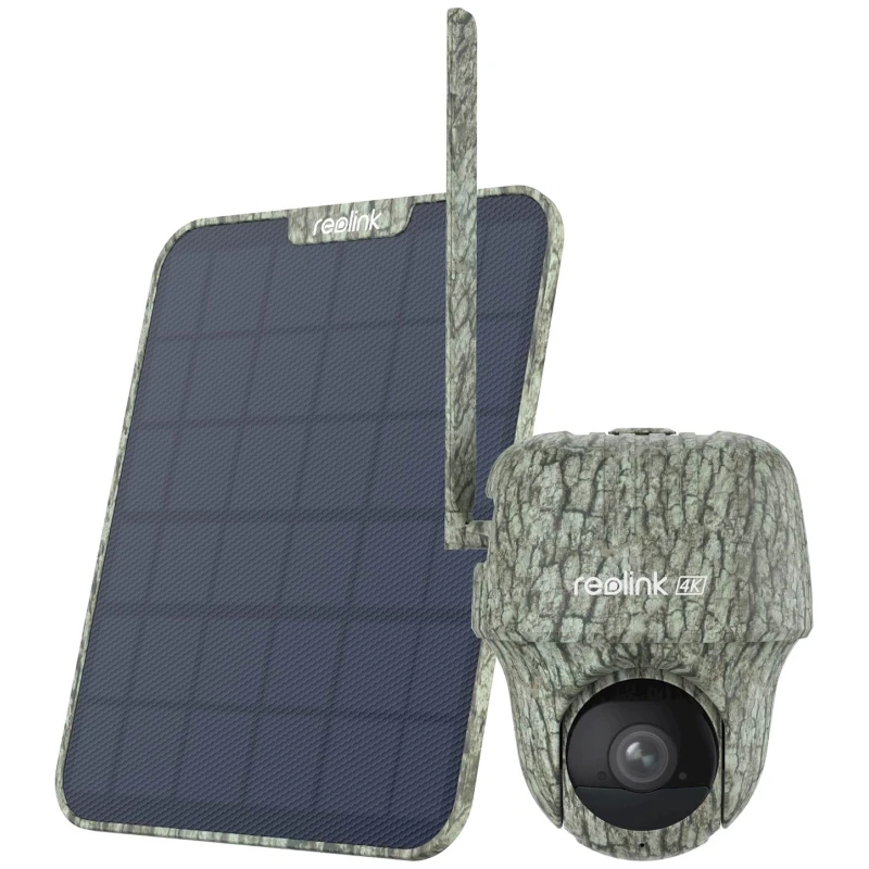 IP kamera Reolink GO serija G450 4K, vanjska, maskirna, baterija, 4G LTE, 360° + solarni panel - image 1