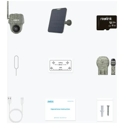 IP kamera Reolink GO serija G450 4K, vanjska, maskirna, baterija, 4G LTE, 360° + solarni panel - thumbnail 2
