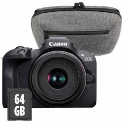 Canon Fotoaparat R100 + RF-S 18-45mm, Torbica, SD 64GB - thumbnail 2