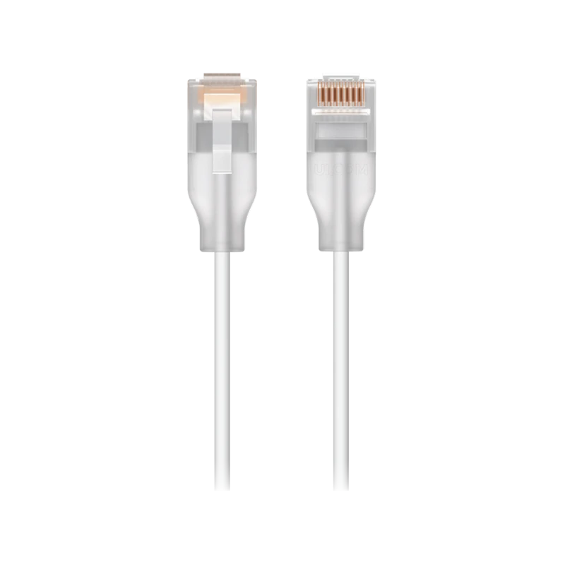 Ubiquiti Nano-tanak Patch Kabl - 2.5 GbE, Etherlighting, 0.3M UACC-CABLE-PATCH-EL-0.3M-W - image 1
