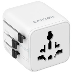 CANYON Putni Adapter CNS-TA1005W OnTour One EU/UK/US/AUS - Bezbrižna Putovanja Svugdje - thumbnail 1