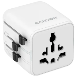 CANYON Putni Adapter CNS-TA1005W OnTour One EU/UK/US/AUS - Bezbrižna Putovanja Svugdje - thumbnail 1