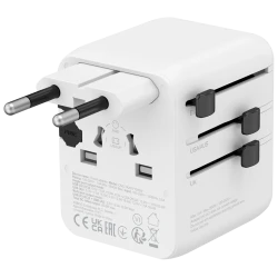 CANYON Putni Adapter OnTour 20 CNS-TA20W1005W  Punite Sva 4 Tipa Utičnica, 20W USB-C Brzo Punjenje - thumbnail 2