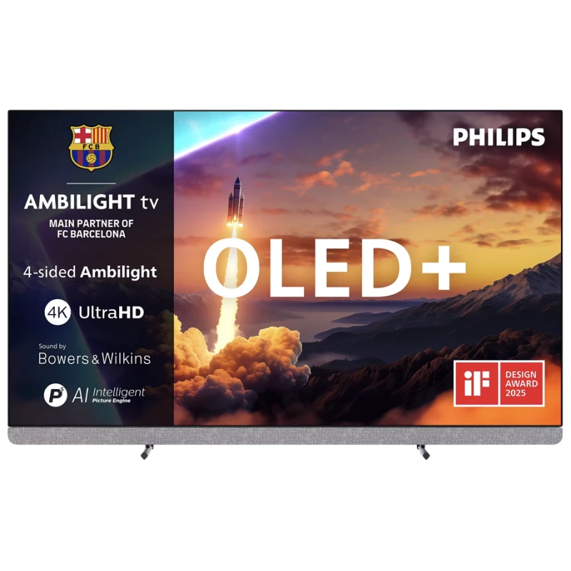 Philips TV 55OLED910/12 4K OLED+ Google TV, 4-strani Ambilight, 144Hz - image 1