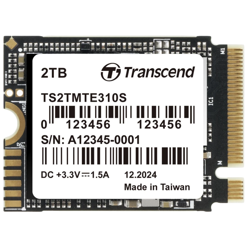 Transcend 2TB M.2 2230 SSD TS2TMTE310S PCIe Gen4x4, 5000MB/s za Steam Deck - image 1