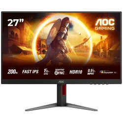 AOC Gaming Monitor 27G4HA 200Hz 27", Fast IPS, 0.5ms HDMI DP Full Ergo - thumbnail 2