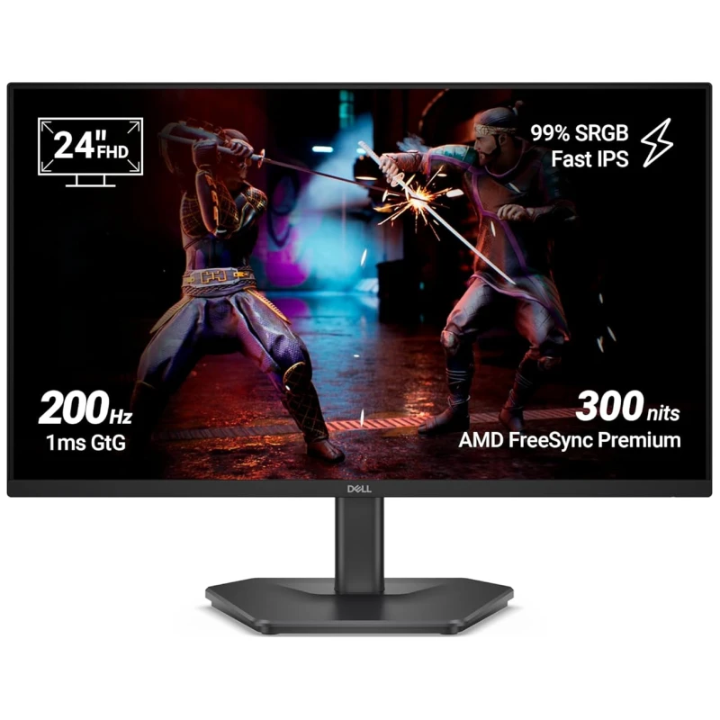 Dell Monitor SE2425HG Gejmerski SE2725HG 24" FHD, 200Hz, IPS, 1ms, HDMI DP - image 1