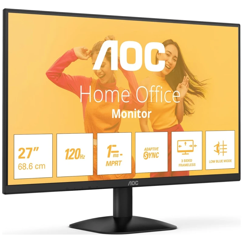 AOC Monitor 27B35HM - 27" Full HD, 120Hz, 300cd, 1ms VGA HDMI - image 1